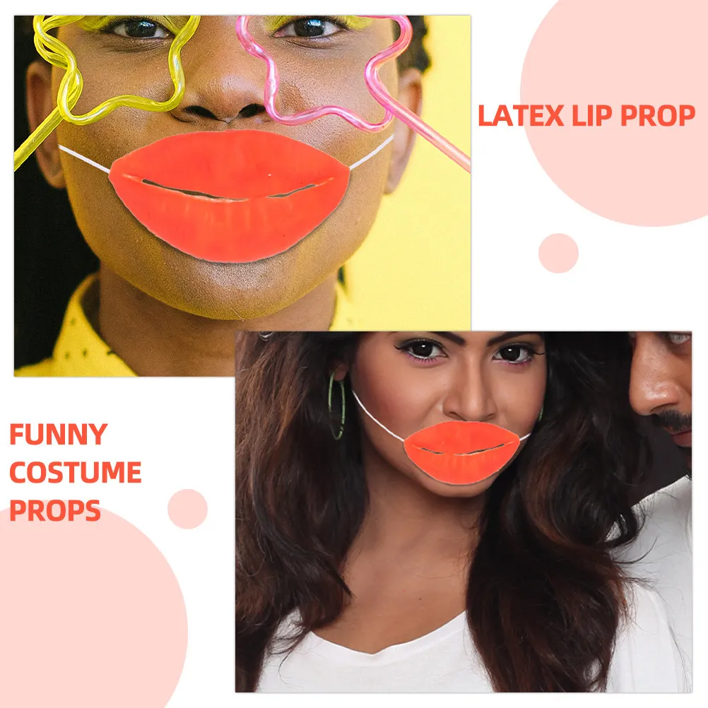 6Pcs Red Lip Mouth Reusable Latex Lips for Cosplay Clown Dress Up April Fool's Day Joking Carnival Party Supplies
6Pcs Red Lip Mouth Reusable Latex Lips for Cosplay Clown Dress Up April Fool's Day Joking Carnival Party Supplies