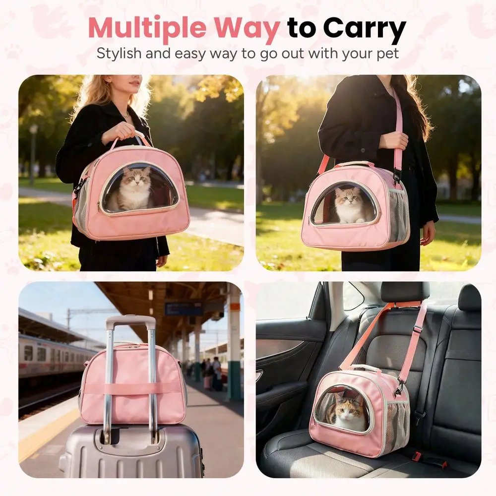 Pet Carrier Tote Bag, Oxford Fabric Single Shoulder Handbag For Cats Small Dogs, Breathable Ventilated Travel Bag For Outdoor U
Pet Carrier Tote Bag, Oxford Fabric Single Shoulder Handbag For Cats Small Dogs, Breathable Ventilated Travel Bag For Outdoor U
