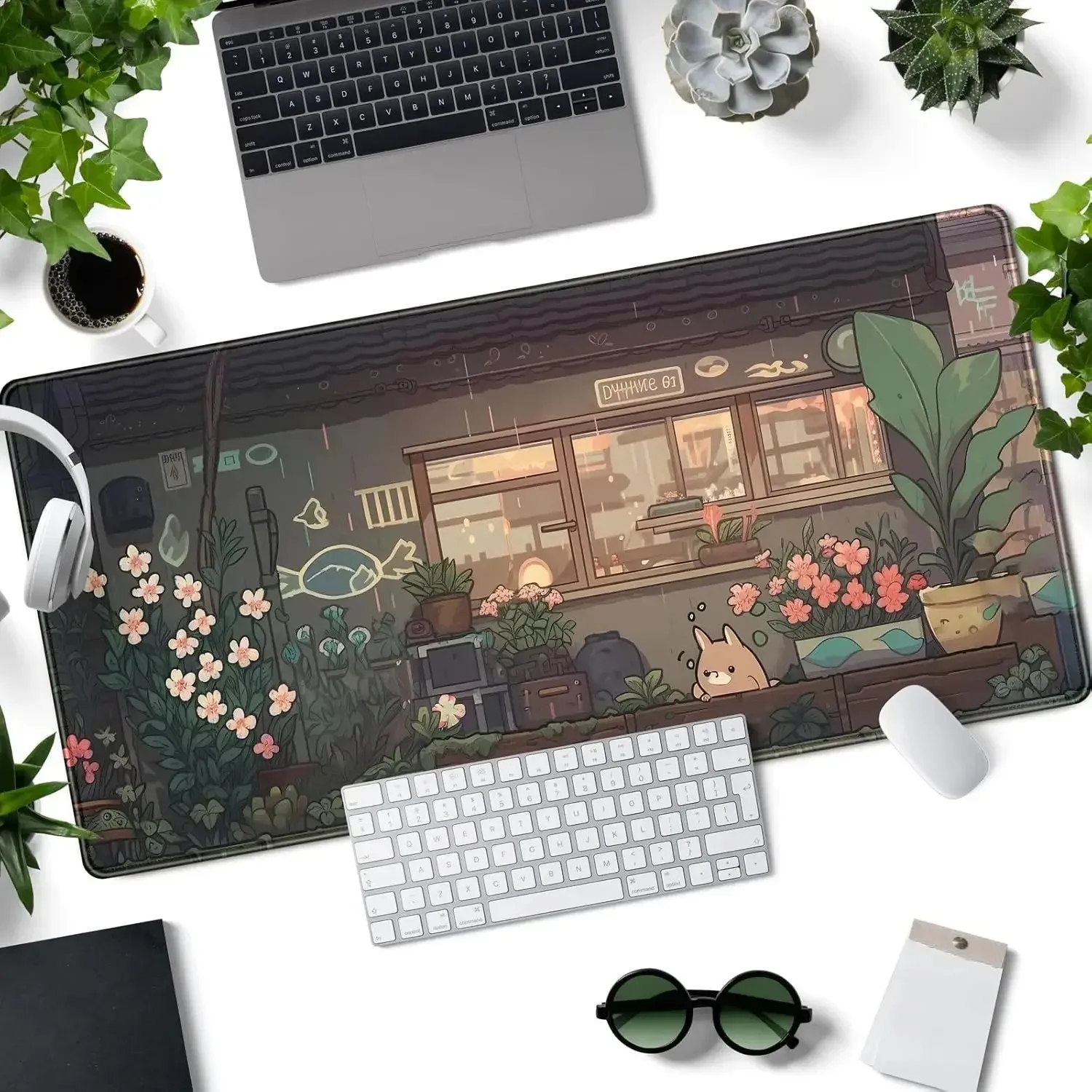 VIKAMA Rainy Night Convenience Store Large Desk Mat Anime Aesthetic Mouse Pad Non-slip Lock Edge Office Keyboard Mat
VIKAMA Rainy Night Convenience Store Large Desk Mat Anime Aesthetic Mouse Pad Non-slip Lock Edge Office Keyboard Mat