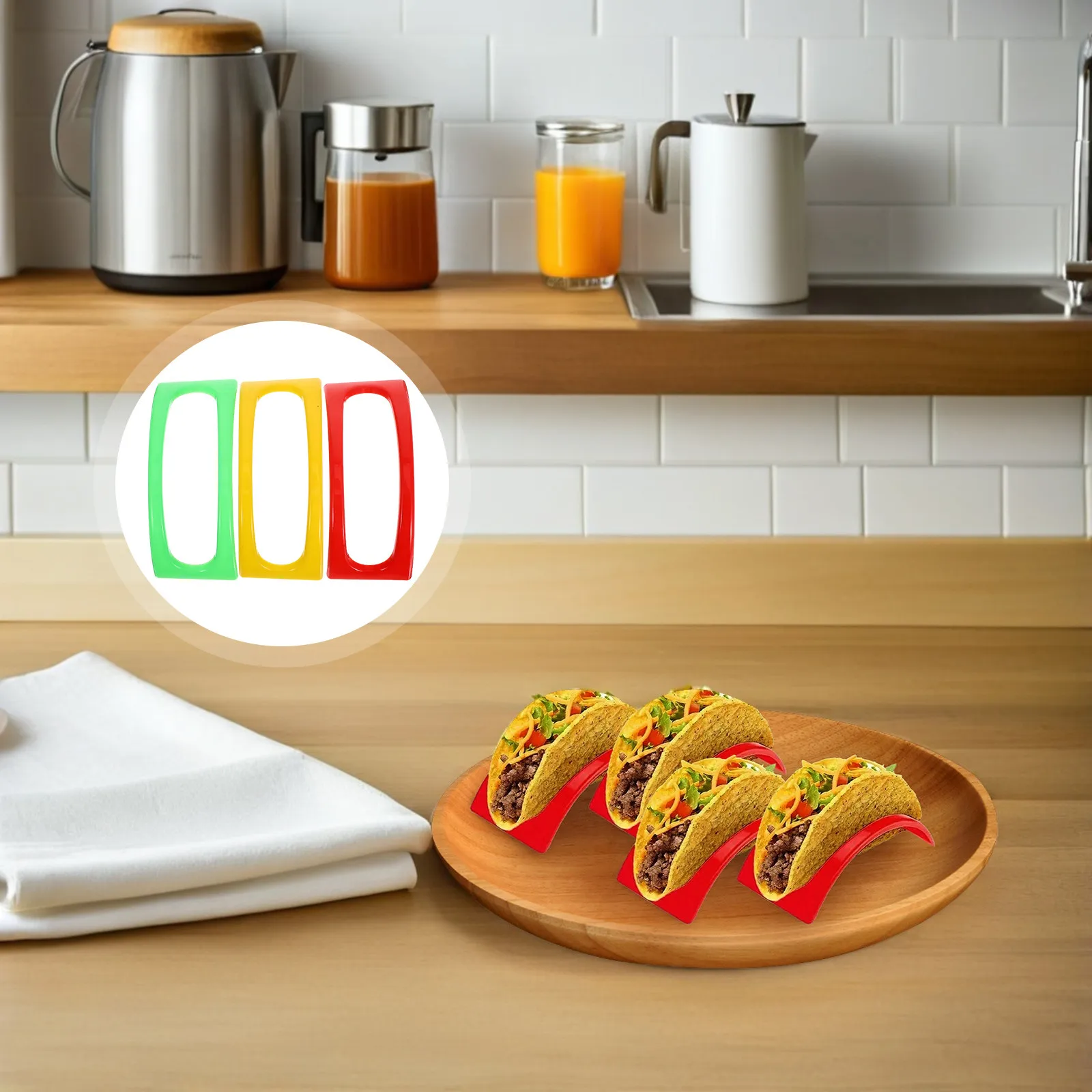 12Pcs Mexican Taco Holder Stand Plastic Burrito Cooling Rack Kitchen Taco Shell Holder Serving Tray Burrito Stand
12Pcs Mexican Taco Holder Stand Plastic Burrito Cooling Rack Kitchen Taco Shell Holder Serving Tray Burrito Stand