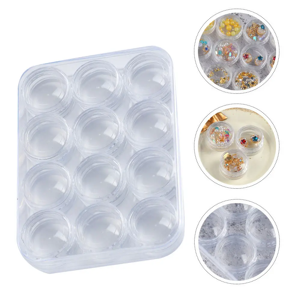 3Sets Transparent Manicure Storage Box Sturdy Lightweight Nail Art Accessory Container Rounded Design Easy Identification
3Sets Transparent Manicure Storage Box Sturdy Lightweight Nail Art Accessory Container Rounded Design Easy Identification