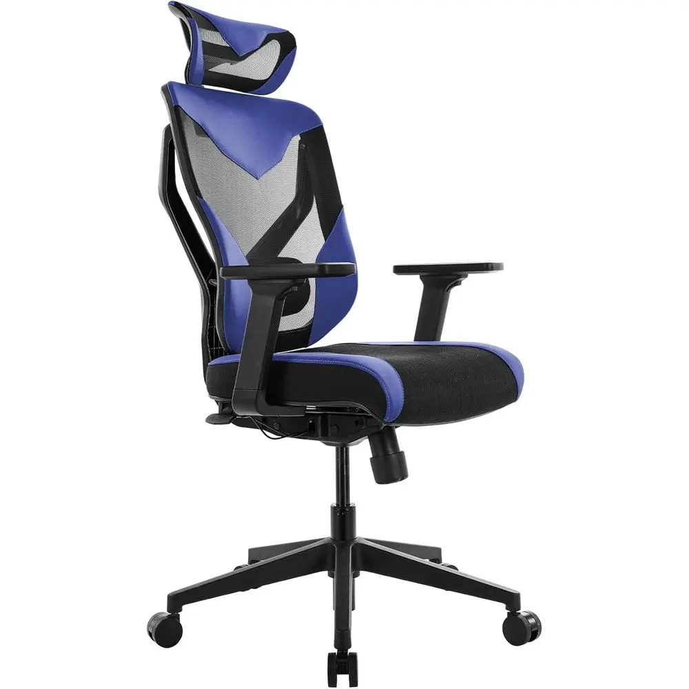 Auto-Adaptive Ergonomic Gaming Chair with Lumbar and 3D Armrest Support, Cooling Blue Racing Style
Auto-Adaptive Ergonomic Gaming Chair with Lumbar and 3D Armrest Support, Cooling Blue Racing Style