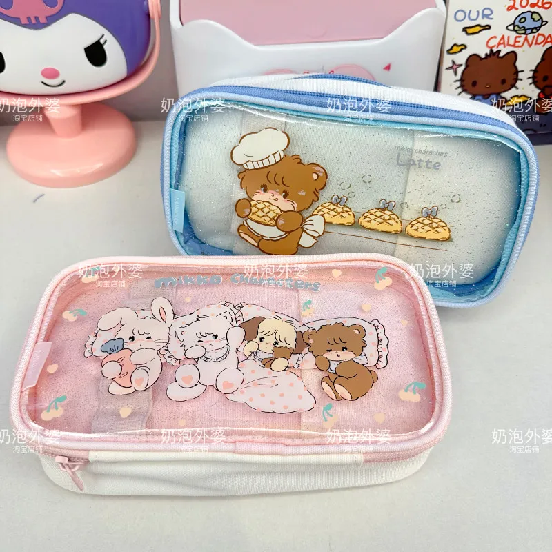 Kawaii Mikko Pencil Bag Pencil Case Girls Pencil Pouch Pen Bag Cartoon Cute Transparent Printing Pencil Cases Storage Bag School
Kawaii Mikko Pencil Bag Pencil Case Girls Pencil Pouch Pen Bag Cartoon Cute Transparent Printing Pencil Cases Storage Bag School