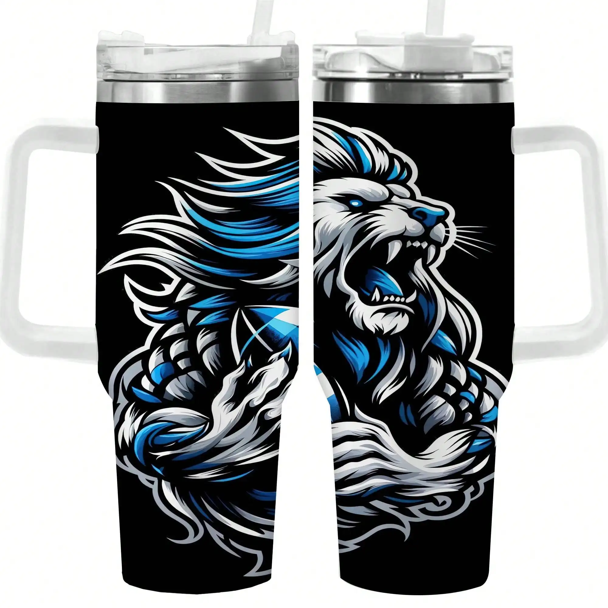 1 40-Ounce Roaring Lion Football Cup, Double-Layer Vacuum Insulation, Leak-Proof Lid, Suitable As A Christmas, Father's Day, Or Birthday Gift For Dad Or Mom, Coffee Cup. Durable Stainless Steel Water Bottle With Detachable Cup For Daily Use,Water Bottle C
1 40-Ounce Roaring Lion Football Cup, Double-Layer Vacuum Insulation, Leak-Proof Lid, Suitable As A Christmas, Father's Day, Or Birthday Gift For Dad Or Mom, Coffee Cup. Durable Stainless Steel Water Bottle With Detachable Cup For Daily Use,Water Bottle C