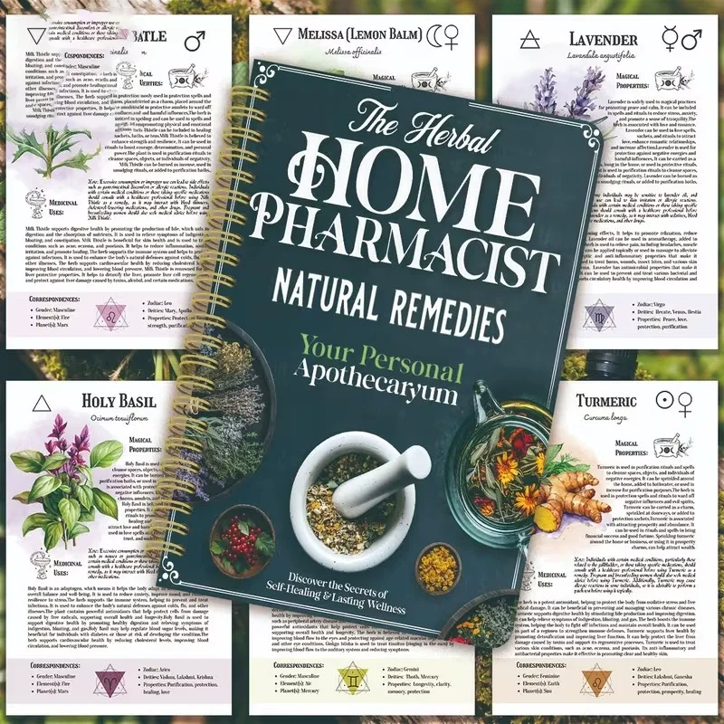 Домашний фармацевт: Книга о натуральных средствах, ваш личный аптекарский справочник, руководство по самовосстановлению и целостному здоровью.
Домашний фармацевт: Книга о натуральных средствах, ваш личный аптекарский справочник, руководство по самовосстановлению и целостному здоровью.