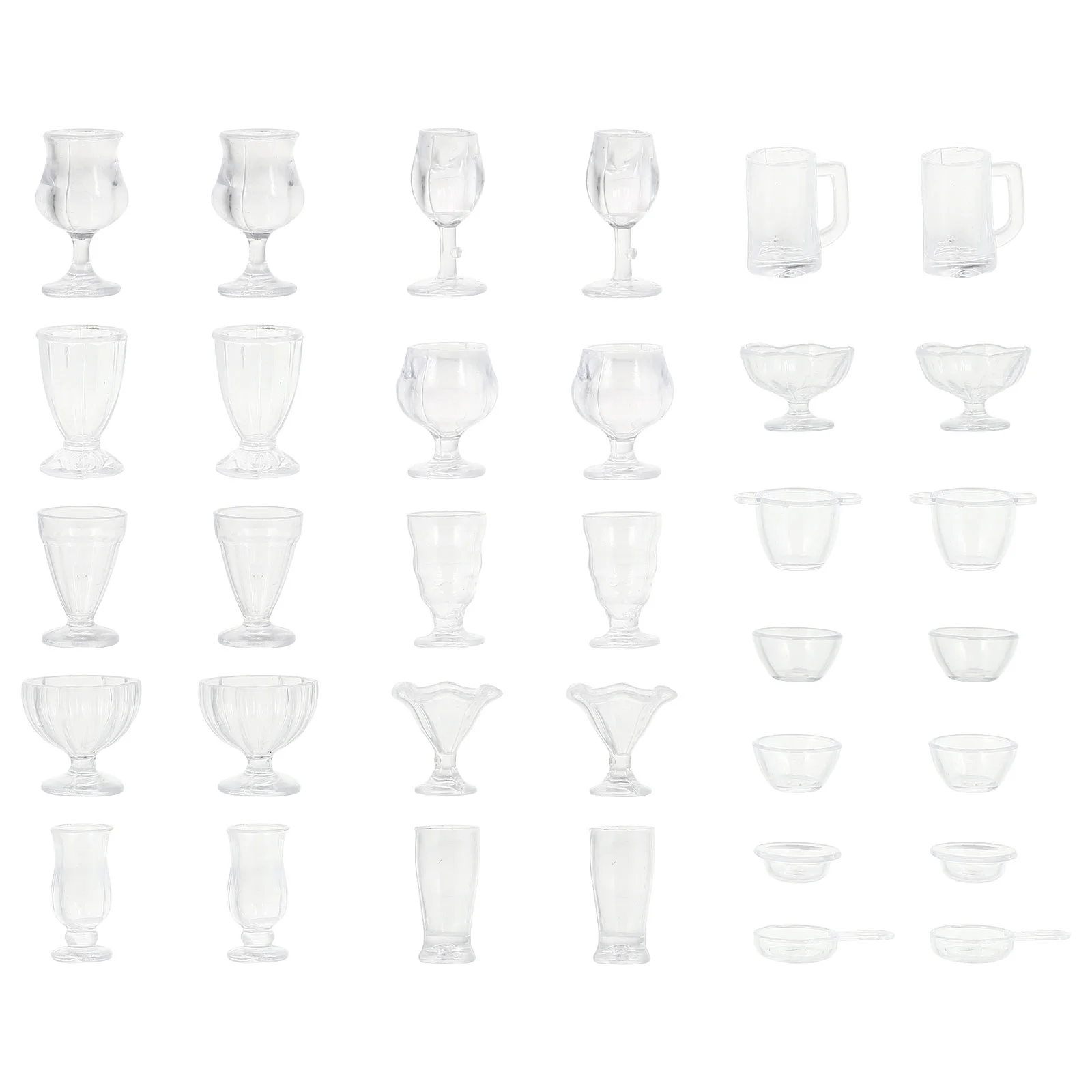 34 Pcs Candy Model Mini Drinking Cups Small House Glasses Plastic Adornment Models
34 Pcs Candy Model Mini Drinking Cups Small House Glasses Plastic Adornment Models