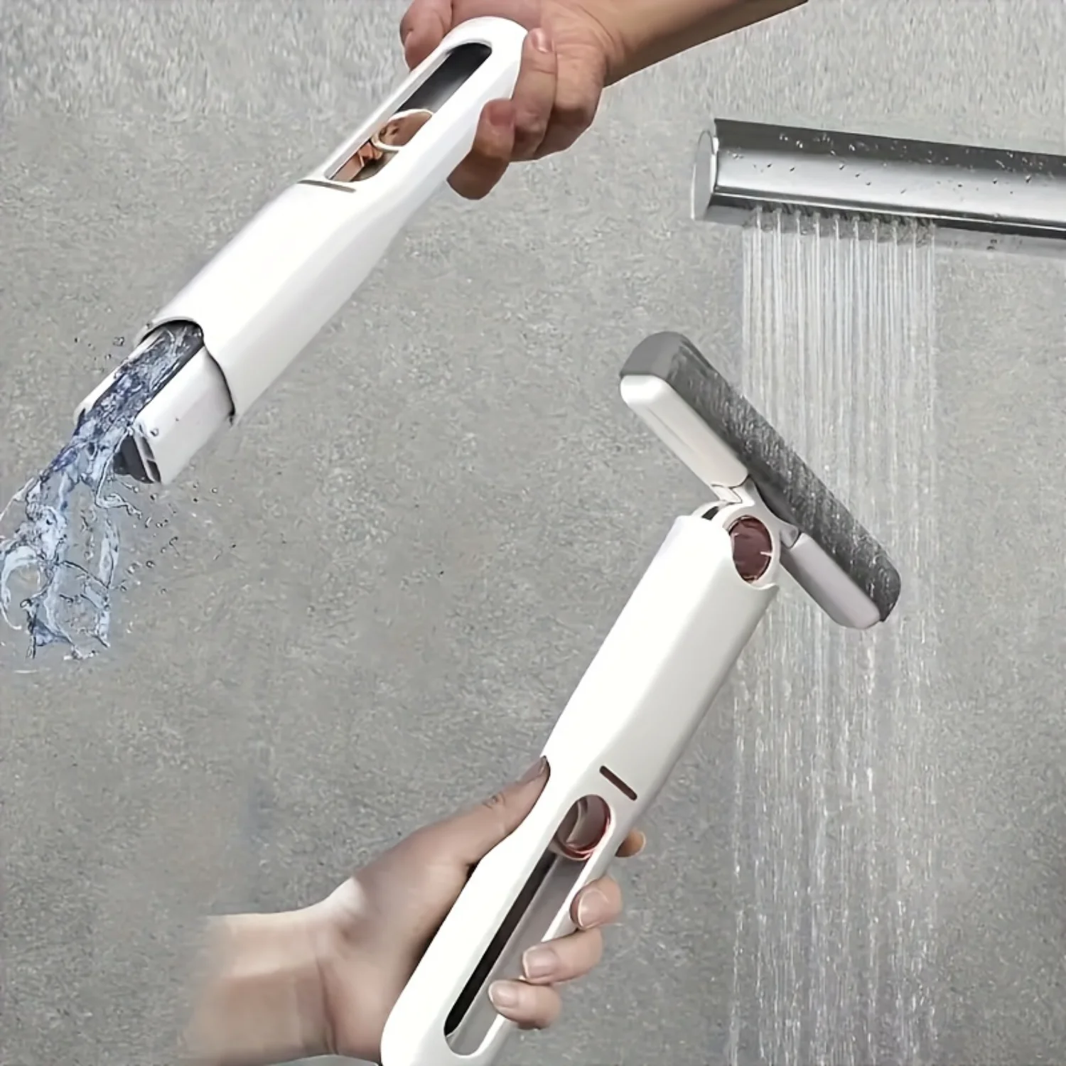 Mini Desktop Mop - Self-Squeezing, Hands-Free, Portable, 2 Cotton Tips, 1 Squeezing Handle, Perfect for , Car, and Glass Cleanin
Mini Desktop Mop - Self-Squeezing, Hands-Free, Portable, 2 Cotton Tips, 1 Squeezing Handle, Perfect for , Car, and Glass Cleanin