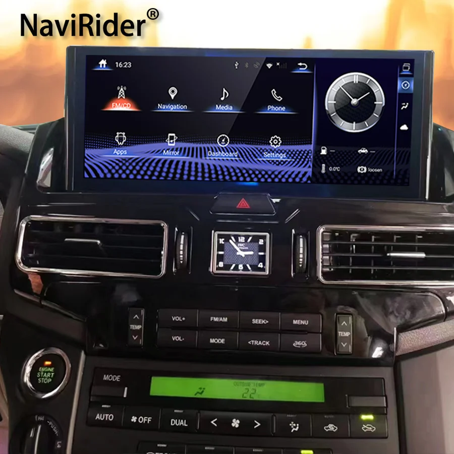 Автомобильный радиоприемник 12,3 дюймов, экран Android для Toyota Land Cruiser 200 LC200 2008- 2014 CarPlay, мультимедийный видеоплеер, GPS-навигация, стерео
Автомобильный радиоприемник 12,3 дюймов, экран Android для Toyota Land Cruiser 200 LC200 2008- 2014 CarPlay, мультимедийный видеоплеер, GPS-навигация, стерео