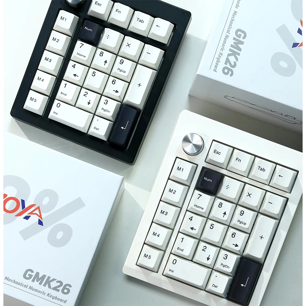 ZUOYA GMK26 QMK/VIA Gasket Number Pad Bluetooth 5.0/2.4ghz/Wired Hot Swappable Numpad Programmable for Win/Mac 26 keyboard
ZUOYA GMK26 QMK/VIA Gasket Number Pad Bluetooth 5.0/2.4ghz/Wired Hot Swappable Numpad Programmable for Win/Mac 26 keyboard