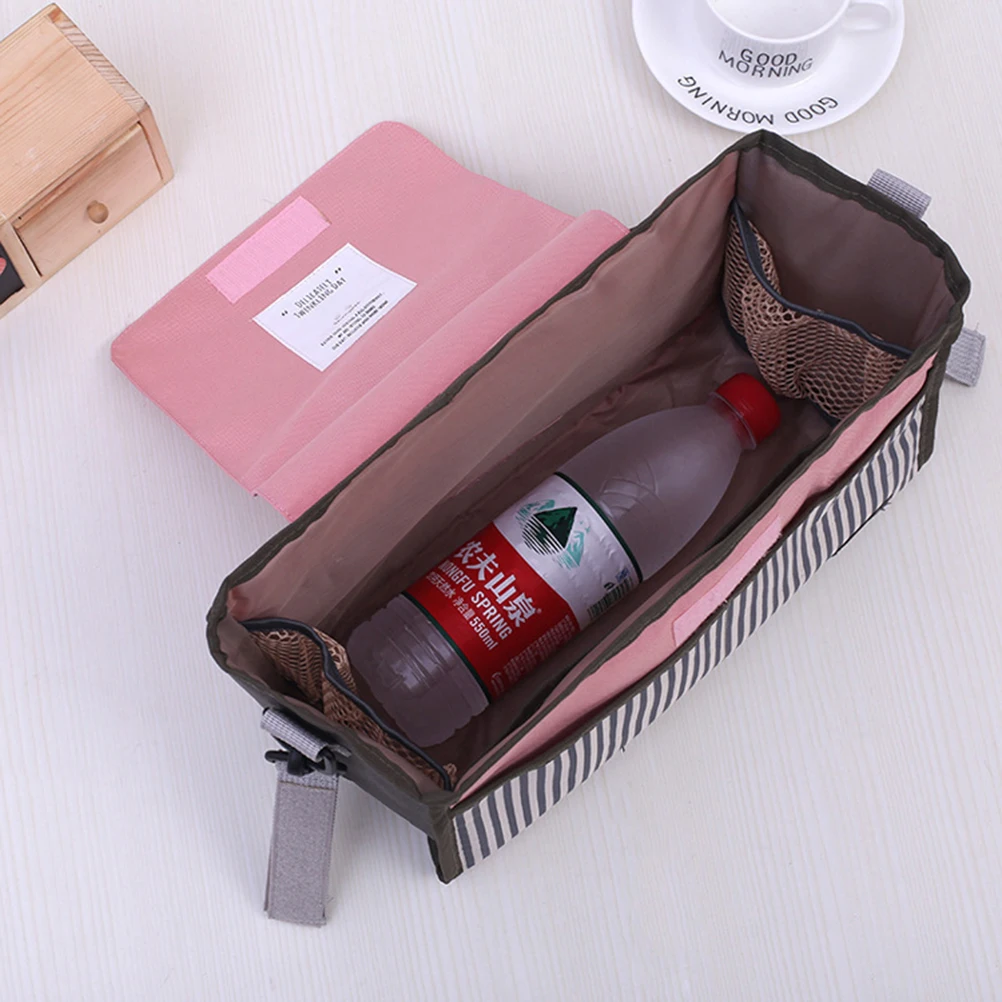 1 PC Waterproof Toddler Stroller Organizer Buggy Hanging Bag Diaper Toys Storage Bag Holder (Pink Stripe)
1 PC Waterproof Toddler Stroller Organizer Buggy Hanging Bag Diaper Toys Storage Bag Holder (Pink Stripe)