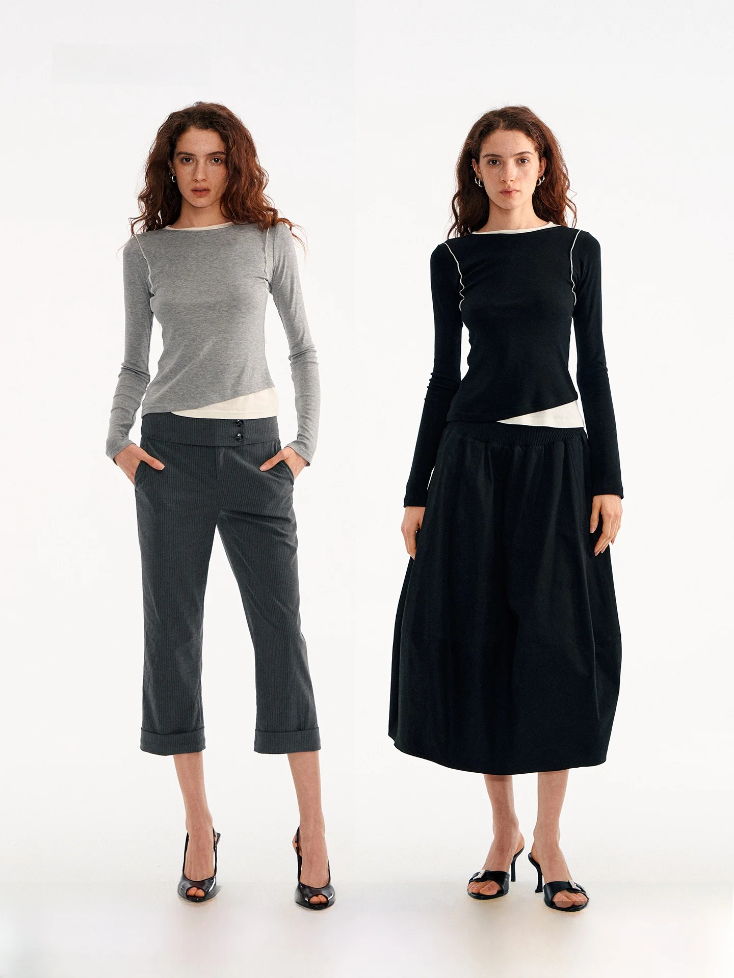 Muse Naps Color Blo Long Sve T-irt Women's Slim Fit round Ne Casual Versatile Base Layer Top Spring Season
Muse Naps Color Blo Long Sve T-irt Women's Slim Fit round Ne Casual Versatile Base Layer Top Spring Season