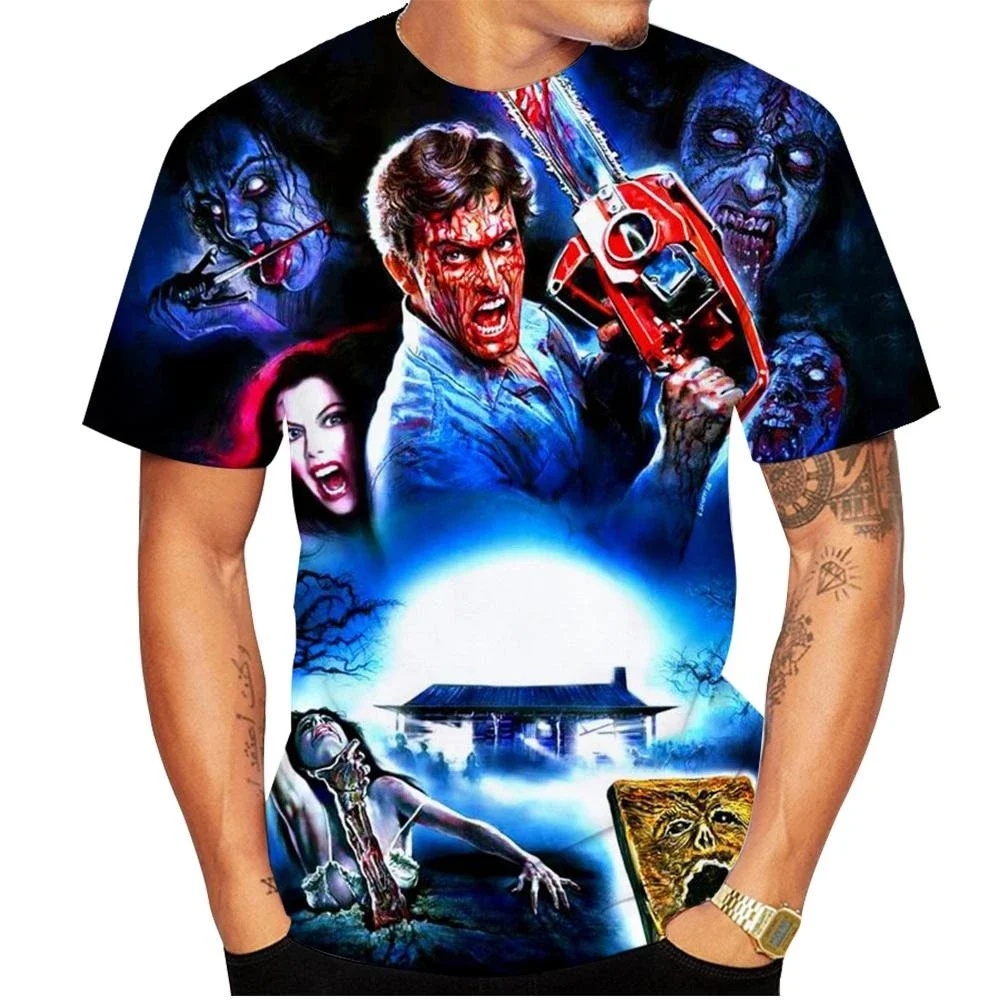 New Summer Hot 3D Ash Vs Evil Dead Men/women Fashion Slim T-shirt 3D Printed Short-sleeved T-shirt Casual Top Children's Clothin
New Summer Hot 3D Ash Vs Evil Dead Men/women Fashion Slim T-shirt 3D Printed Short-sleeved T-shirt Casual Top Children's Clothin