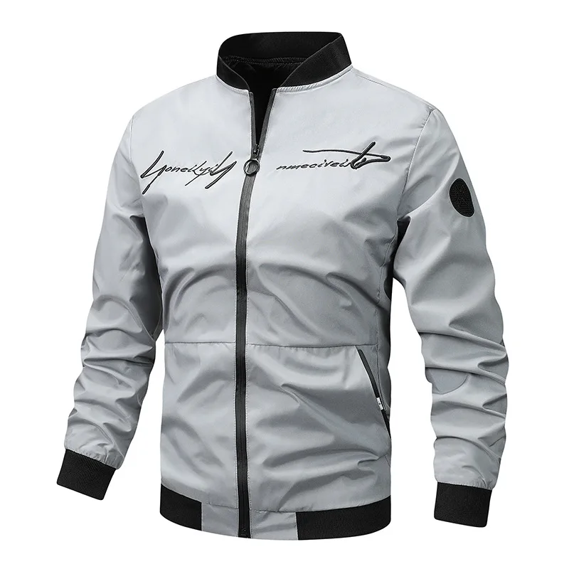 Men's Korean Style Baseball Jacket Fleece Lining Warm Stand Collar Embroidered Loose Fit Casual Streetwear Winter Autumn Outerwe
Men's Korean Style Baseball Jacket Fleece Lining Warm Stand Collar Embroidered Loose Fit Casual Streetwear Winter Autumn Outerwe