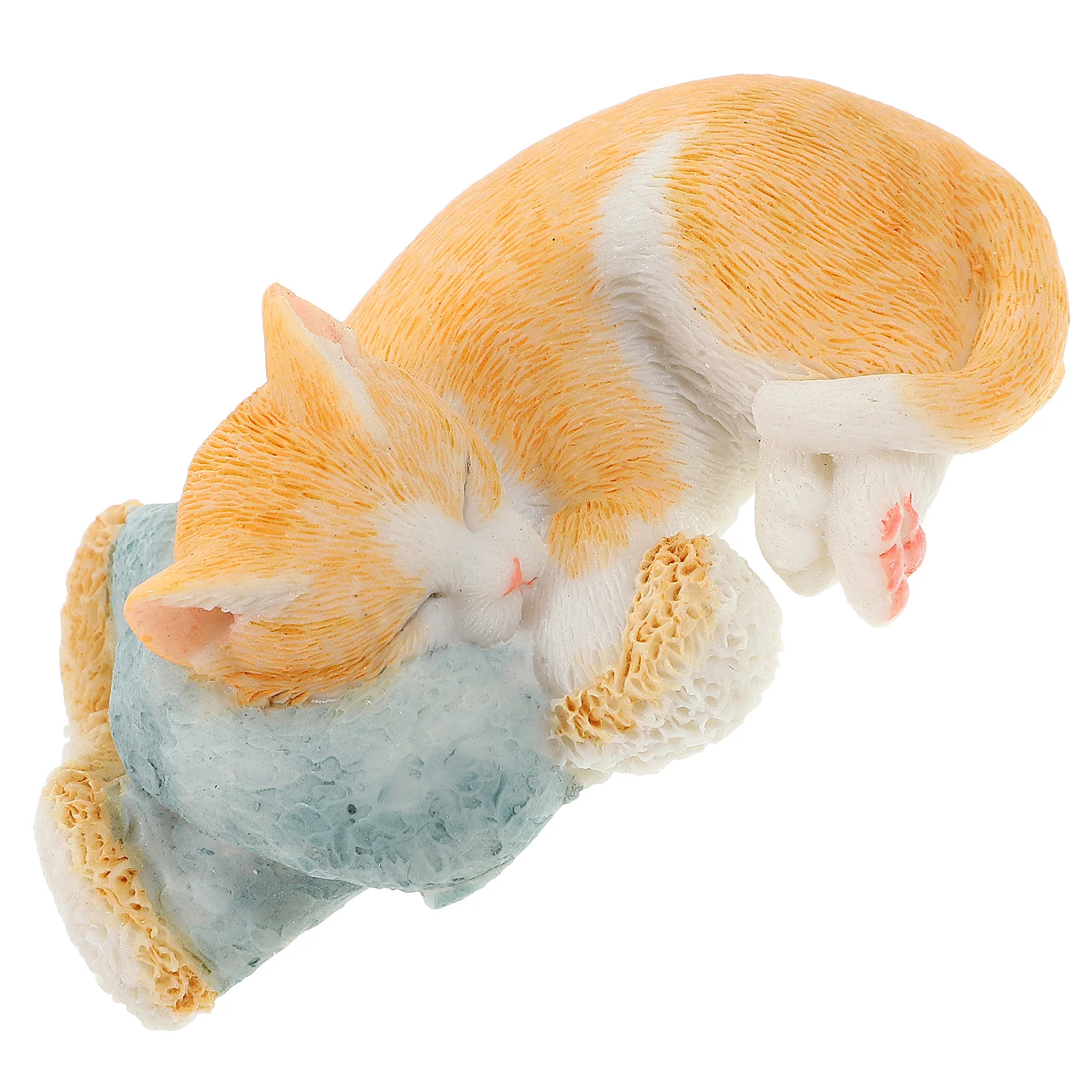 Resin Cat Statue Mini Garden Decor Lifelike Durable Cat Sculpture Micro Landscape Ornament Indoor Outdoor Decoration
Resin Cat Statue Mini Garden Decor Lifelike Durable Cat Sculpture Micro Landscape Ornament Indoor Outdoor Decoration