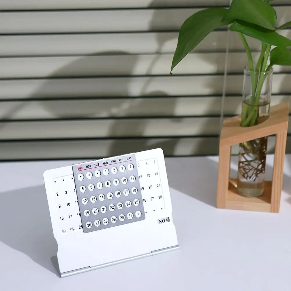 Aluminum Alloy Agenda Organizer Student Stationery Desktop Calendar Schedule Planner Yearly Calendar Perpetual Calendar
Aluminum Alloy Agenda Organizer Student Stationery Desktop Calendar Schedule Planner Yearly Calendar Perpetual Calendar