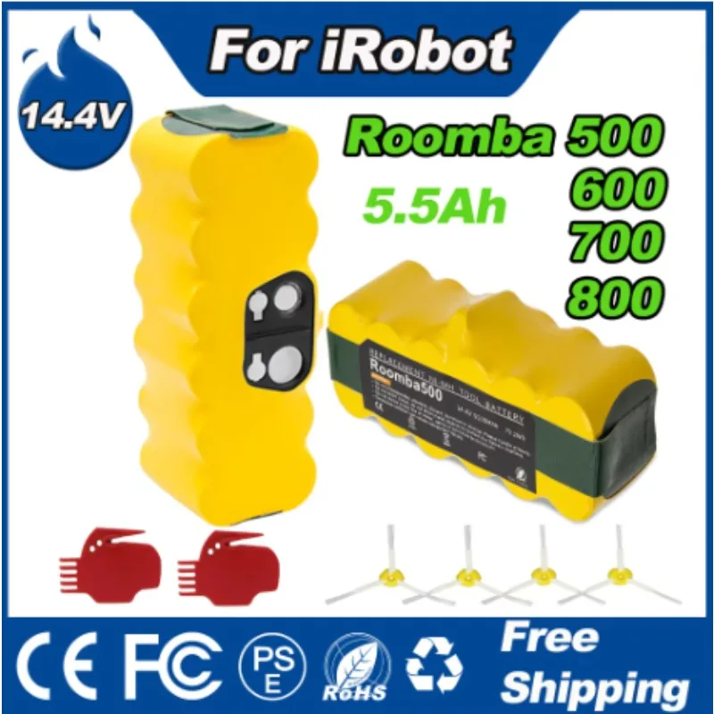 Аккумулятор 12800 мАч 14.4В для iRobot серий 500, 600, 700, 800, 900, а также для iRobot Roomba 14.4В 620, 650, 770, 780, 580
Аккумулятор 12800 мАч 14.4В для iRobot серий 500, 600, 700, 800, 900, а также для iRobot Roomba 14.4В 620, 650, 770, 780, 580