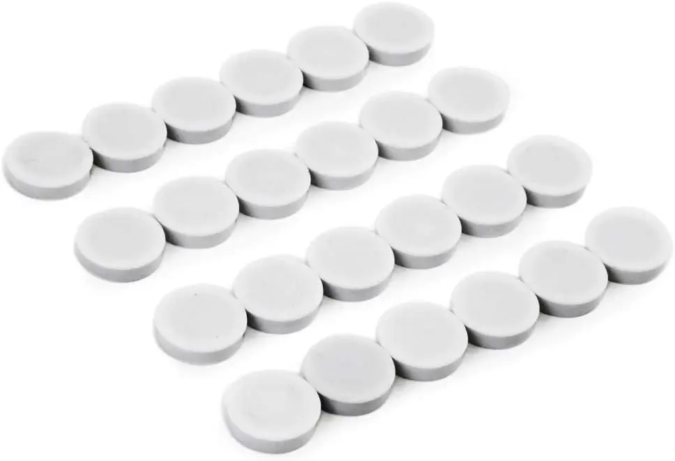 24 Round White Fridge Magnets, Button Shaped, Small Colorful Magnetic Discs for Kitchen, Cabinet or Classroom, P
24 Round White Fridge Magnets, Button Shaped, Small Colorful Magnetic Discs for Kitchen, Cabinet or Classroom, P