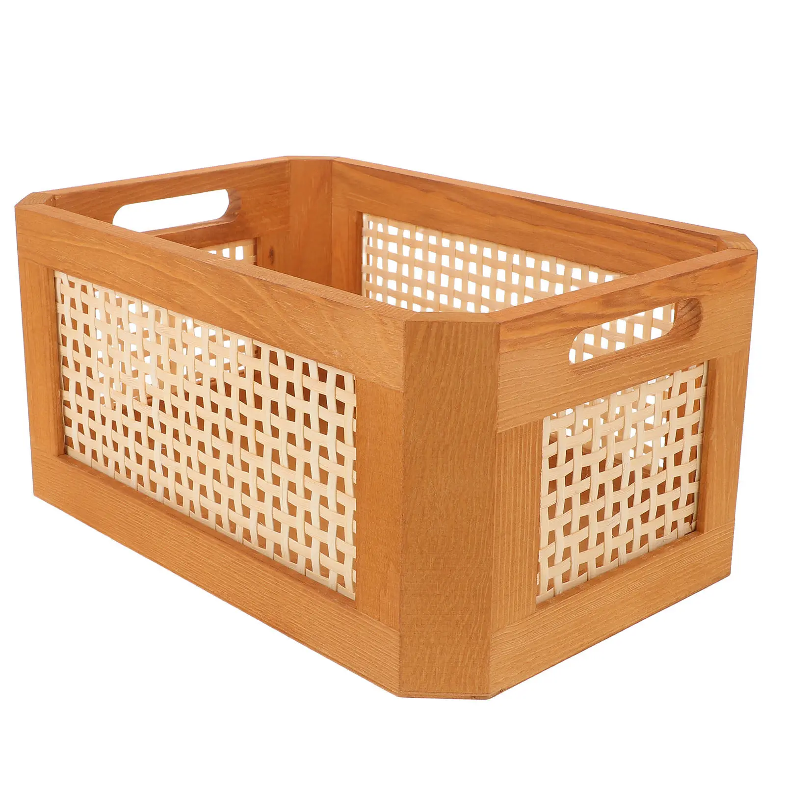 Natural Retro Rattan Storage Box Handcrafted Hollow Woven Basket for Bathroom Bedroom Organizer with Handle Books Magazines
Natural Retro Rattan Storage Box Handcrafted Hollow Woven Basket for Bathroom Bedroom Organizer with Handle Books Magazines