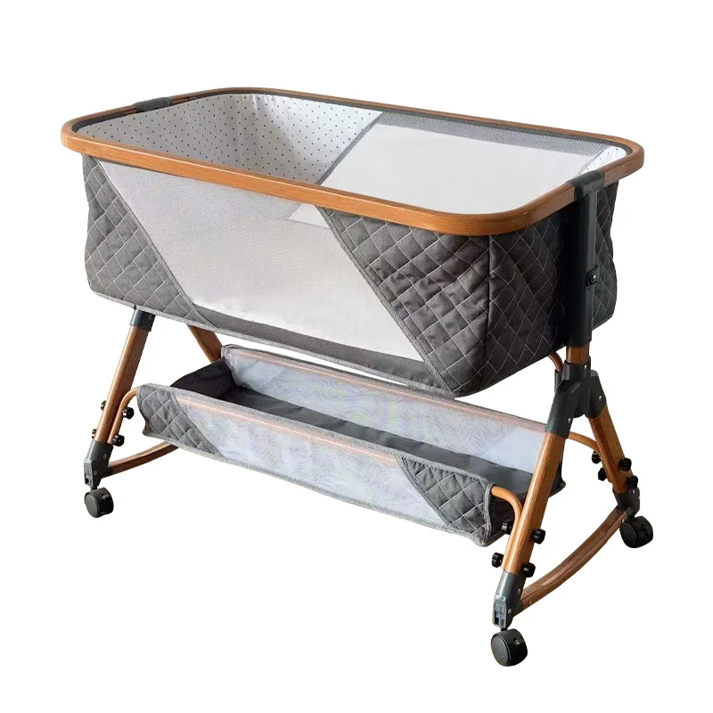 Metal Multifunctional Adjustable Height Newborn Sleeping Swing Mobile Bed Baby Cradle with Mosquito Net
Metal Multifunctional Adjustable Height Newborn Sleeping Swing Mobile Bed Baby Cradle with Mosquito Net