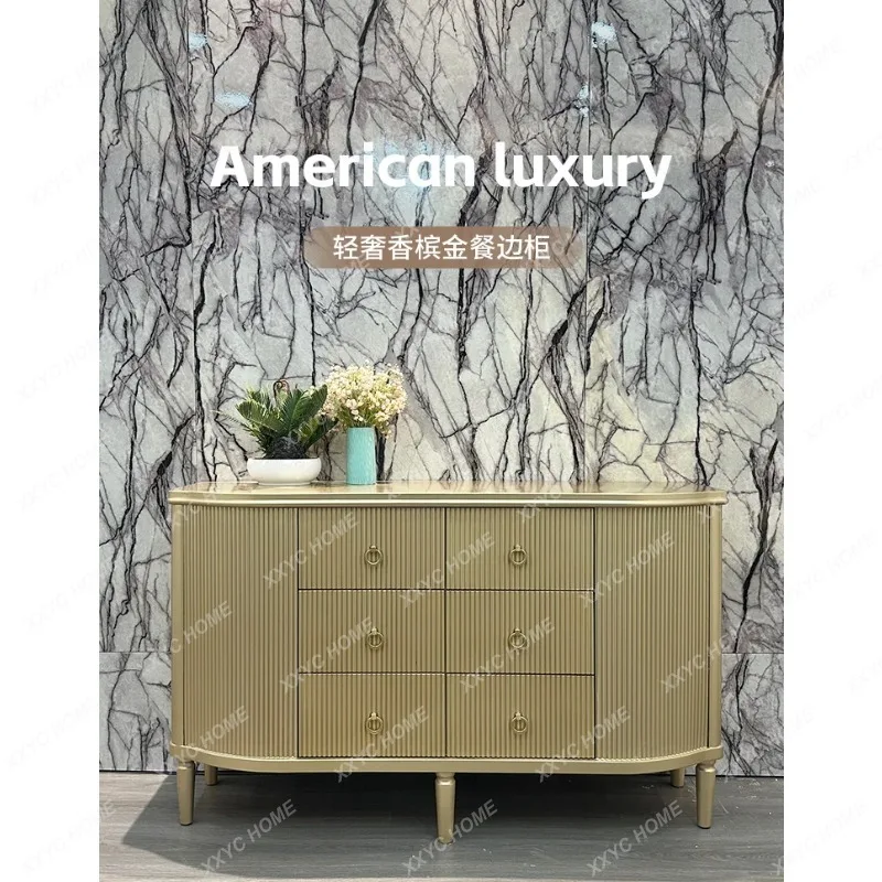 SL light luxury solid wood champagne color dining side decoration entrance cabinet modern simple style
SL light luxury solid wood champagne color dining side decoration entrance cabinet modern simple style