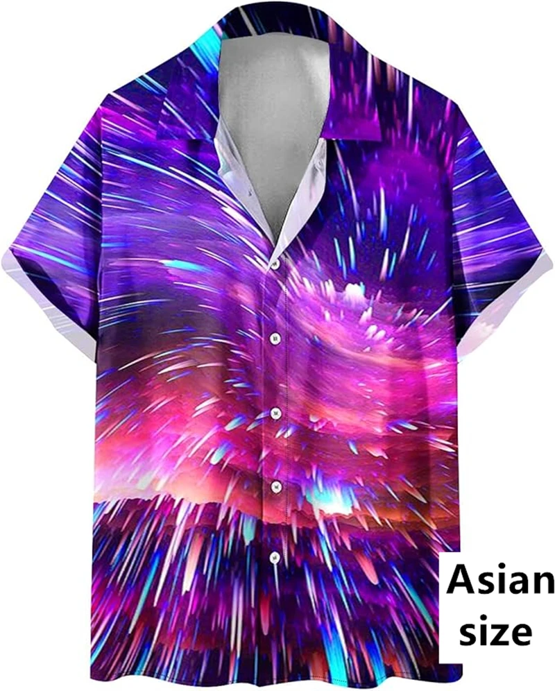 New Men Shirt 3D Printed Tie-dye Graphic Hawaiian Casual Shirt For Men Women Cool Popular Short Sleeved Tops Streetwear Hotsale
New Men Shirt 3D Printed Tie-dye Graphic Hawaiian Casual Shirt For Men Women Cool Popular Short Sleeved Tops Streetwear Hotsale