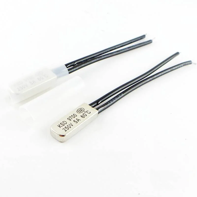 2pcs KSD9700 Temperature Switch 5A 250V Temperature Switch Normal open & Closed Thermostat Thermal Protector Fuses
2pcs KSD9700 Temperature Switch 5A 250V Temperature Switch Normal open & Closed Thermostat Thermal Protector Fuses