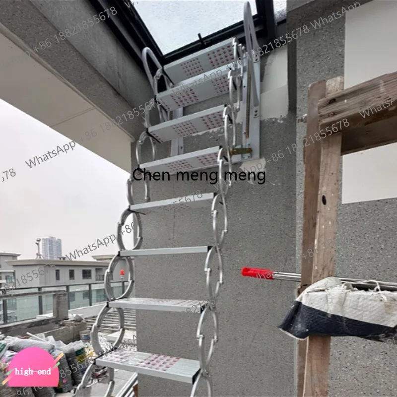 Wall-mounted Folding Titanium Magnesium Alloy Telescopic Attic Staircase for Indoor/outdoor Home and Garage Easy To Install
Wall-mounted Folding Titanium Magnesium Alloy Telescopic Attic Staircase for Indoor/outdoor Home and Garage Easy To Install
