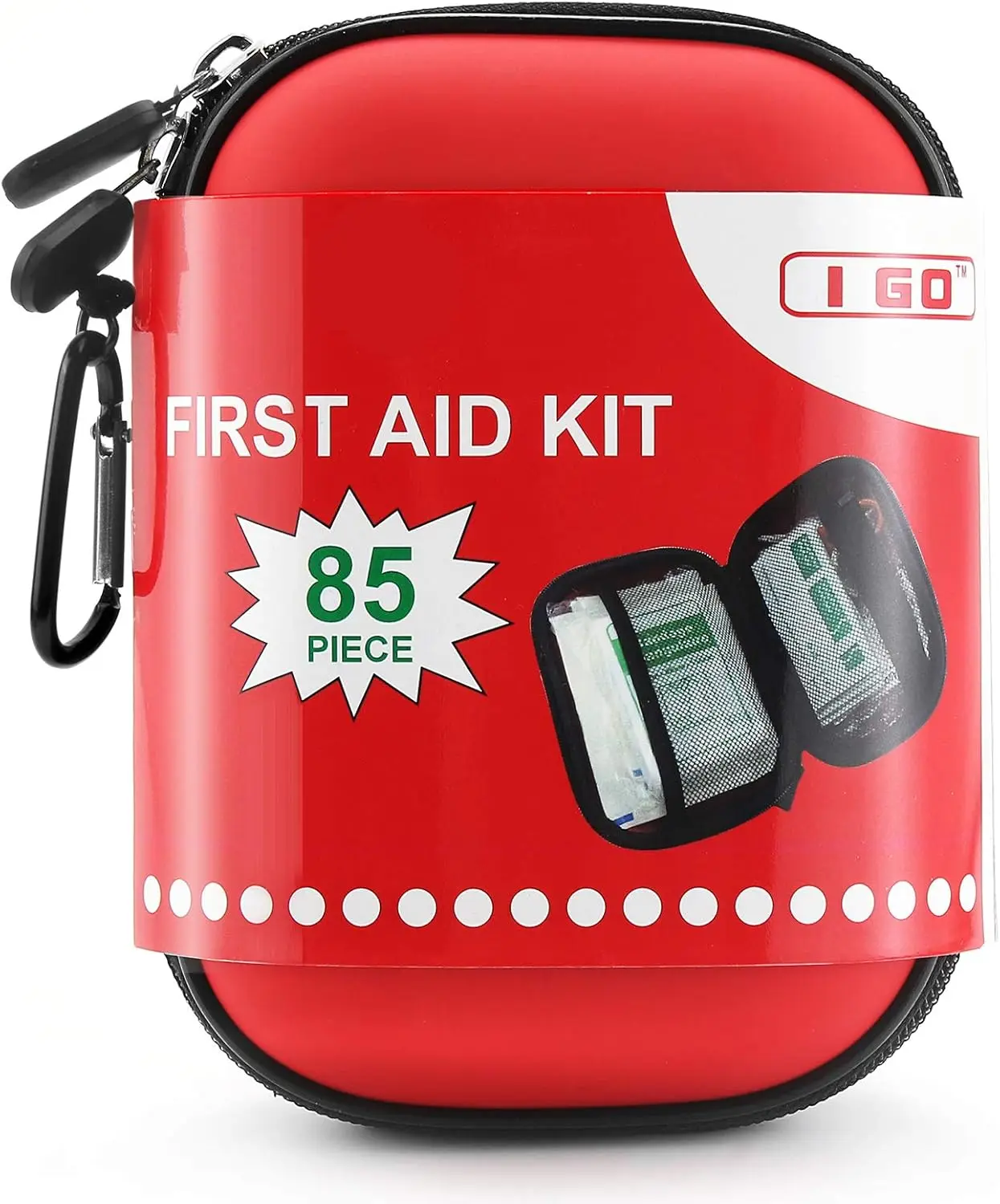 85-Piece Compact First Aid Kit for Travel, Hiking, Camping & Emergencies - Lightweight & Water-Resistant
85-Piece Compact First Aid Kit for Travel, Hiking, Camping & Emergencies - Lightweight & Water-Resistant