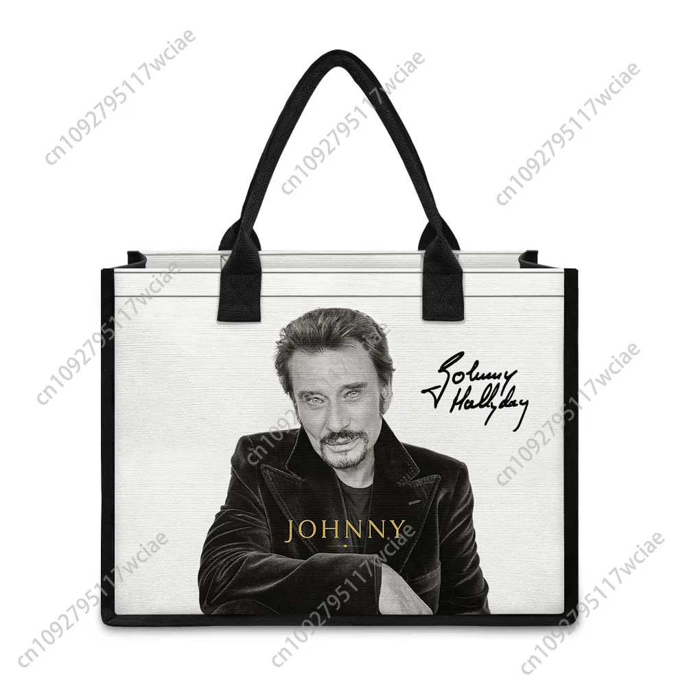 Johnny Hallyday Custom Handbag Womens Canvas Bag rock star pop music Personalized Tote Bag Shoulder Bag Travel Party Beach Gift
Johnny Hallyday Custom Handbag Womens Canvas Bag rock star pop music Personalized Tote Bag Shoulder Bag Travel Party Beach Gift