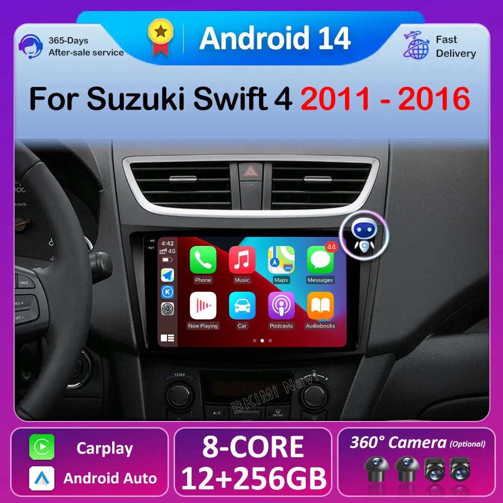 Multimedia Video Player Android14 for Suzuki Swift 4 2011 - 2016 Car Radio Auto BT Stereo GPS Navigation WIFI+4G DSP Head Unit
Multimedia Video Player Android14 for Suzuki Swift 4 2011 - 2016 Car Radio Auto BT Stereo GPS Navigation WIFI+4G DSP Head Unit