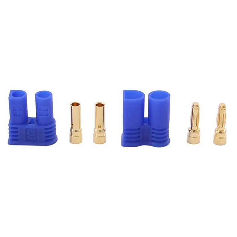 AA01-10Pairs Male Female EC2 Connector 2.0Mm Gold Bullet Banana Plug For RC ESC Lipo Battery Electric Motor
AA01-10Pairs Male Female EC2 Connector 2.0Mm Gold Bullet Banana Plug For RC ESC Lipo Battery Electric Motor