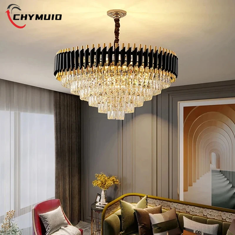 Luxury Crystal Chandelier Modern Lustre Dining Room Pendant Light Home Decor Ceiling Hanging Living Room Lamp LED Indoor Fixture
Luxury Crystal Chandelier Modern Lustre Dining Room Pendant Light Home Decor Ceiling Hanging Living Room Lamp LED Indoor Fixture