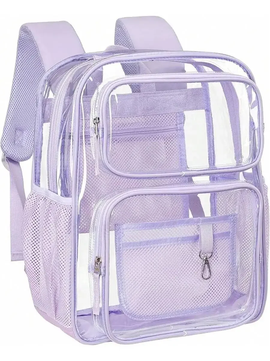 Clear Heavy Duty Backpack 17 Inch See Through Bookbag For Adults
Clear Heavy Duty Backpack 17 Inch See Through Bookbag For Adults