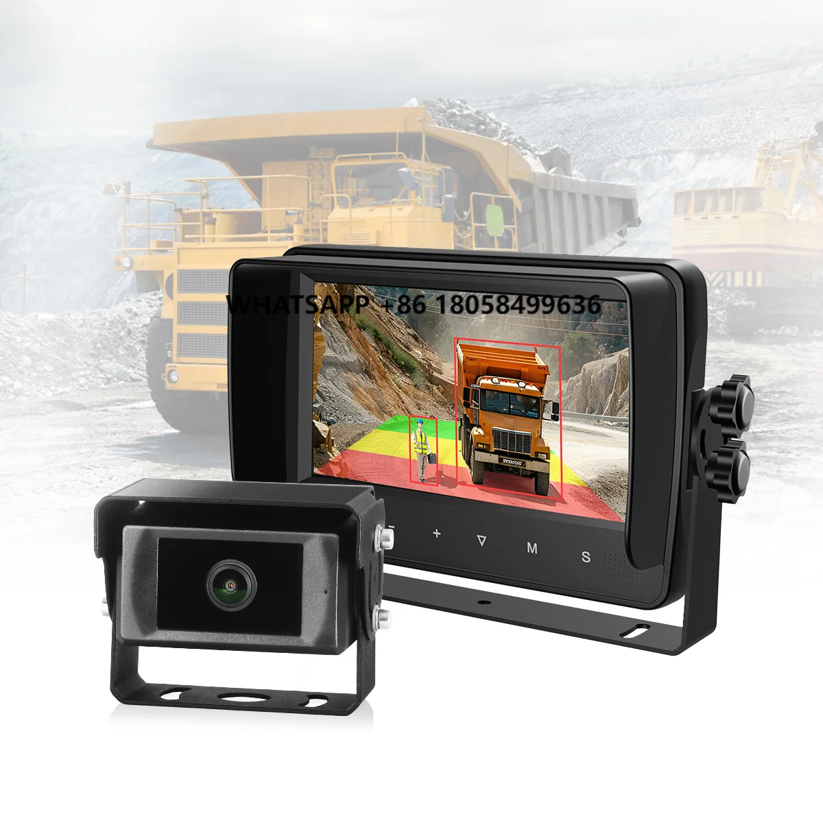 STONKAM IP69K Waterproof AI Reverse Backup Camra System With Vehicle Pedestrian Detection for Construction Machinery
STONKAM IP69K Waterproof AI Reverse Backup Camra System With Vehicle Pedestrian Detection for Construction Machinery