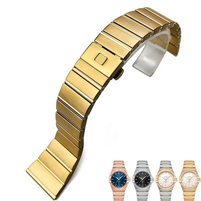 MAISITU Stainless Steel Watch Bands Folding Buckle 15mm 17mm 18mm 23mm 25mm Watch Strap For Omega Double Eagle Constellation
MAISITU Stainless Steel Watch Bands Folding Buckle 15mm 17mm 18mm 23mm 25mm Watch Strap For Omega Double Eagle Constellation
