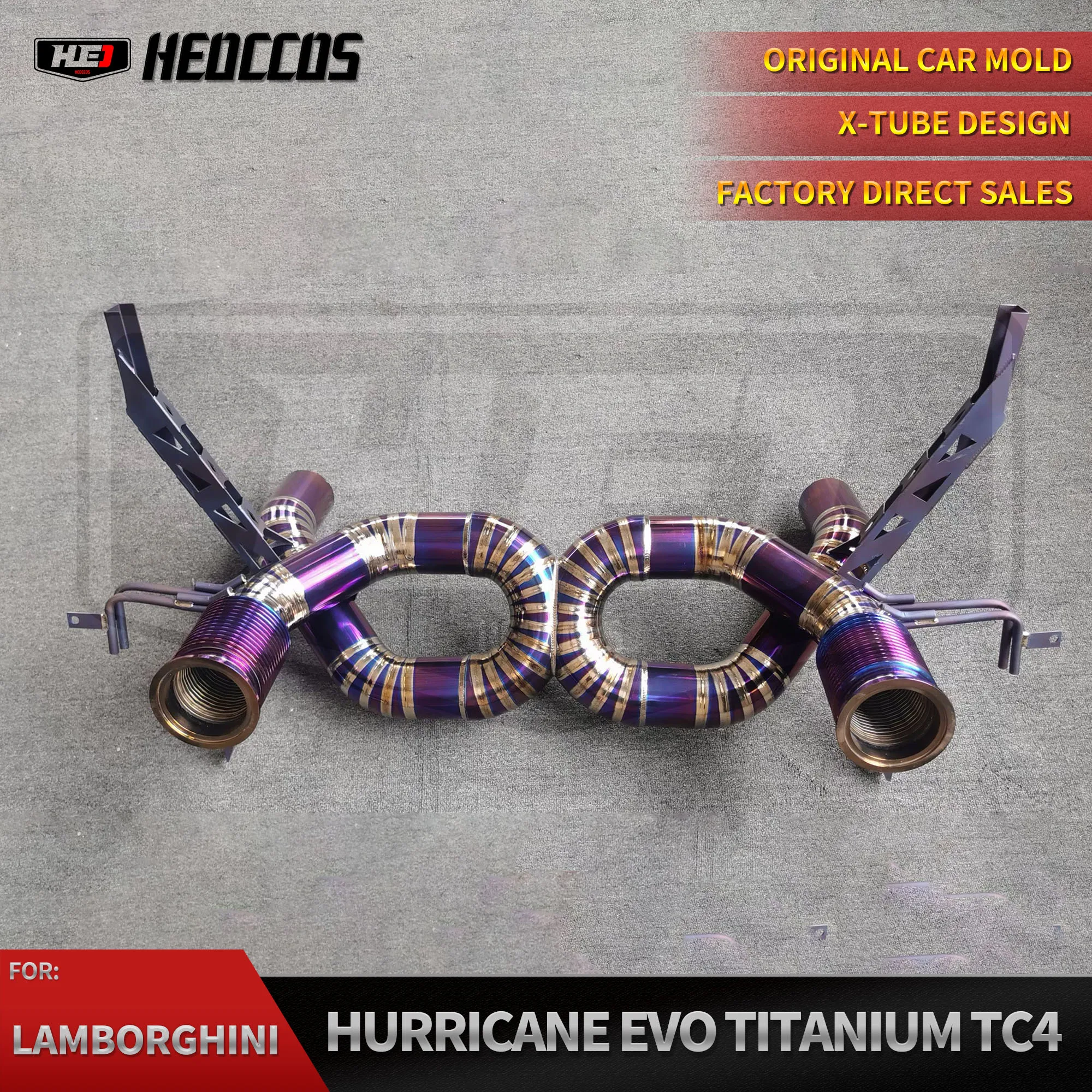 HEO For Lamborghini Hurricane EVO /STO/LP640/Spyder performance Catback X-pipe exhaust titanium alloy TC4
HEO For Lamborghini Hurricane EVO /STO/LP640/Spyder performance Catback X-pipe exhaust titanium alloy TC4