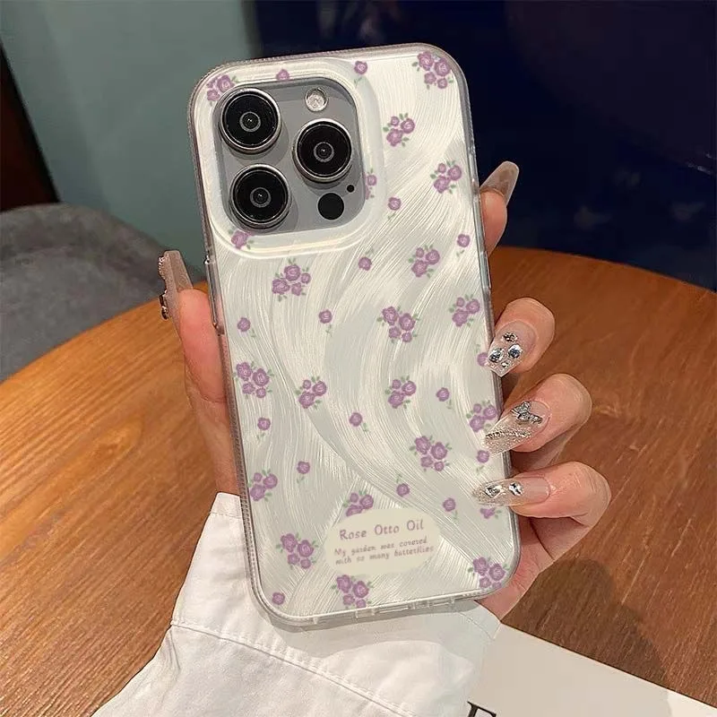 Cute Laser Purple Flower Phone Case For iphone 15 14 13 12 16 Pro Max Shockproof Soft Back Cover Fundas
Cute Laser Purple Flower Phone Case For iphone 15 14 13 12 16 Pro Max Shockproof Soft Back Cover Fundas