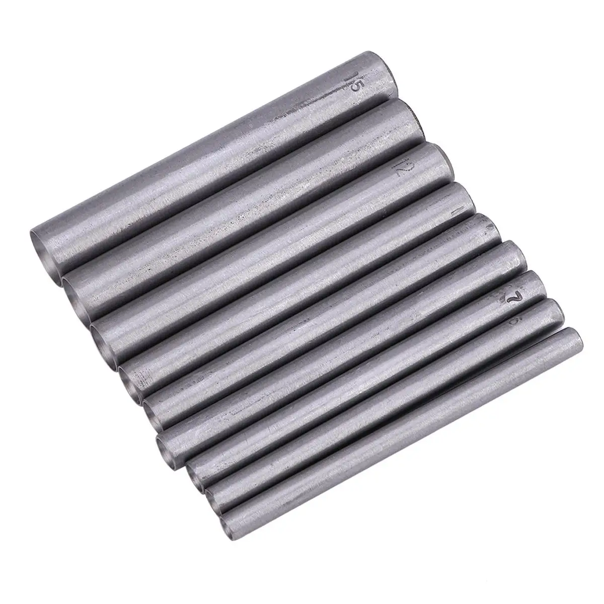 9pcs Stainless Steel Holes Punch for Craft Belt Making Tool Precision Ground Flute Cutting Edge
9pcs Stainless Steel Holes Punch for Craft Belt Making Tool Precision Ground Flute Cutting Edge