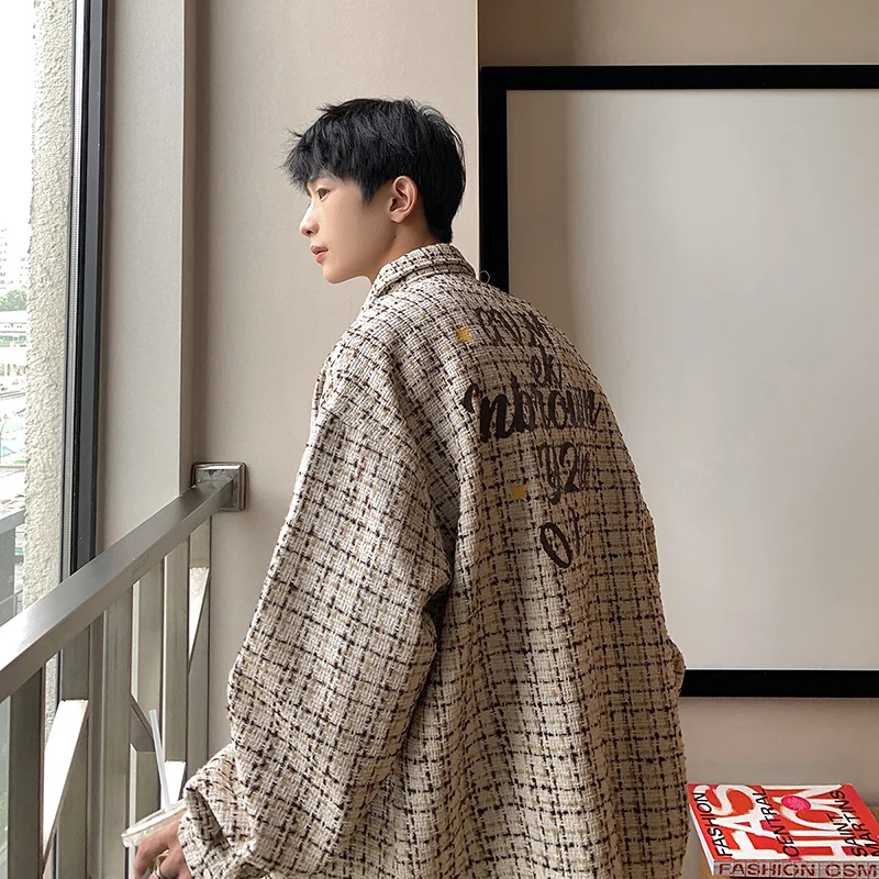 Preppy Plaid Long Sve irt Men's Spring Autumn Large Size Retro Sle Casual Faionable American Sle Boy irt
Preppy Plaid Long Sve irt Men's Spring Autumn Large Size Retro Sle Casual Faionable American Sle Boy irt