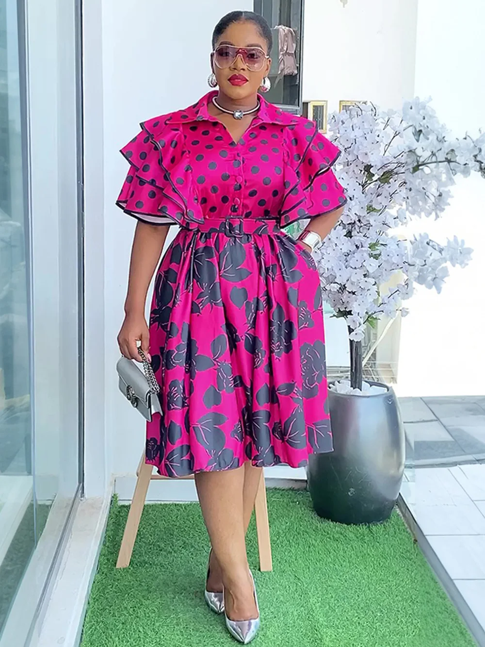 African Dresses for Women 2025 Elegant Africa Clothing Plus Size Wedding Party Dress Dashiki Ankara Office Lady Outfit Robe
African Dresses for Women 2025 Elegant Africa Clothing Plus Size Wedding Party Dress Dashiki Ankara Office Lady Outfit Robe