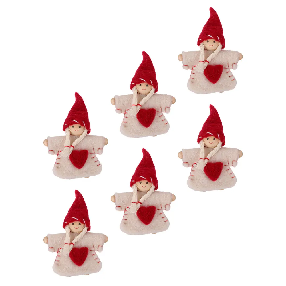 6 Pcs naments Adorable Witch Red Christmas Tree Party Home Decor Festival Decor Woolen Crafts Gifts
6 Pcs naments Adorable Witch Red Christmas Tree Party Home Decor Festival Decor Woolen Crafts Gifts