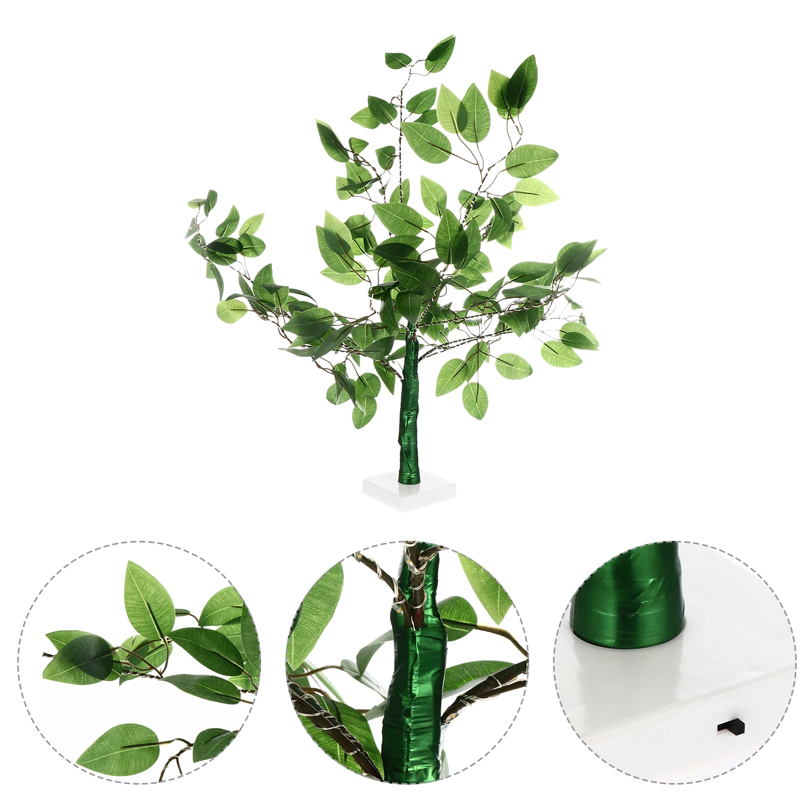 Simulation Tree Lamp Warm Light Decorative Home Plant Shaped Desk Ornament Plastic Beads Mini Operated Safe
Simulation Tree Lamp Warm Light Decorative Home Plant Shaped Desk Ornament Plastic Beads Mini Operated Safe