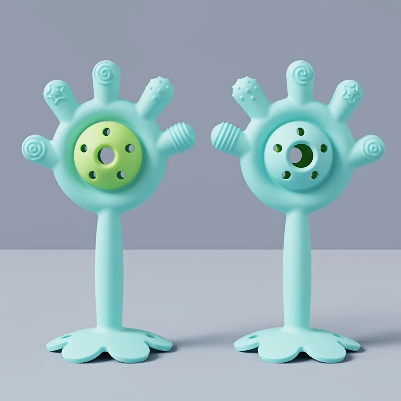 4 Colors Baby Silicone Palm Teether Rattle, Infant Soothing Teether for Oral Stage, Baby Chew Molar Stick, Durable Design
4 Colors Baby Silicone Palm Teether Rattle, Infant Soothing Teether for Oral Stage, Baby Chew Molar Stick, Durable Design