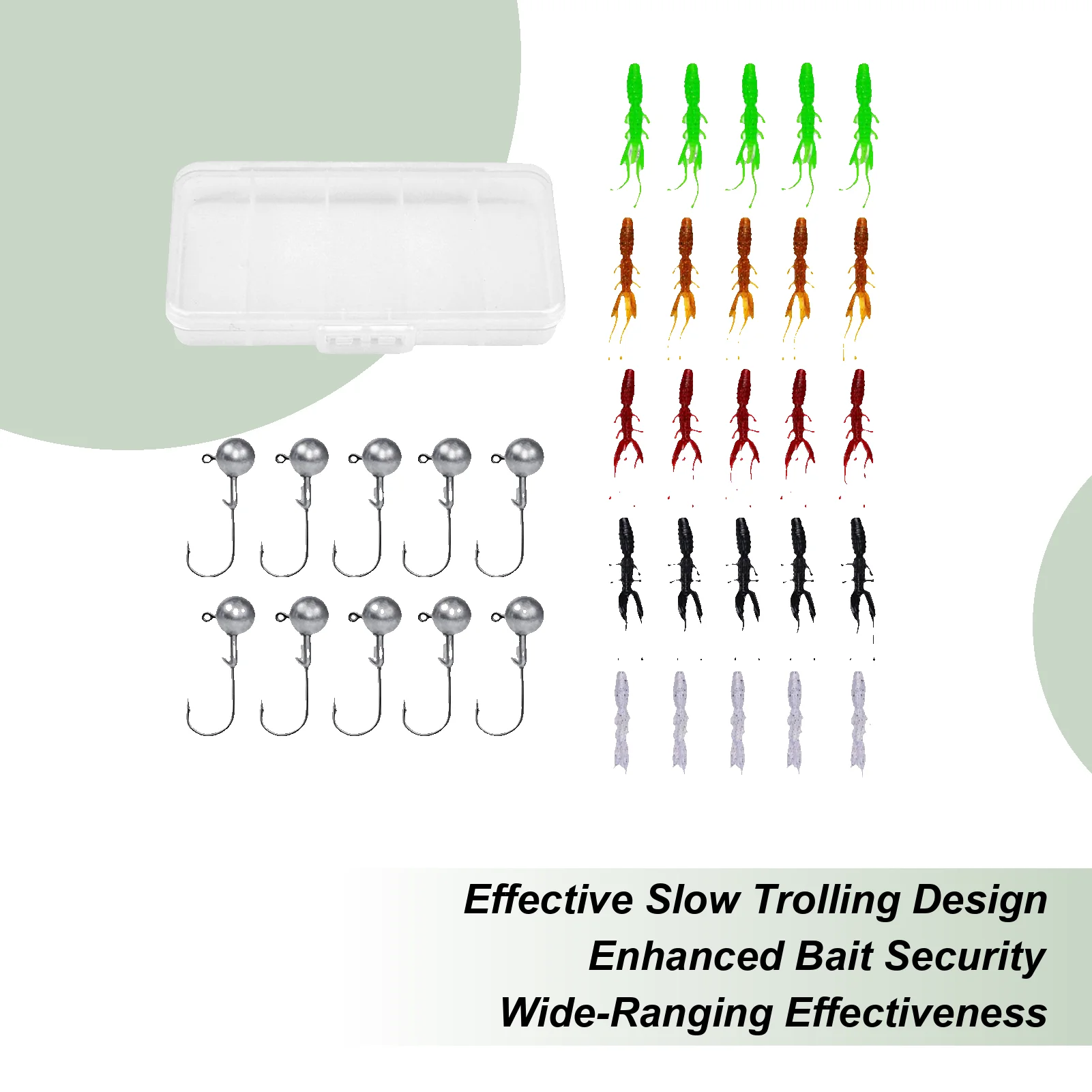 Bass Fishing Bait Soft Lures Kit For Bass Fishing Realistic Swimming Jigs Kit Gear For Baits Trout Sea Saltwater Freshwater
Bass Fishing Bait Soft Lures Kit For Bass Fishing Realistic Swimming Jigs Kit Gear For Baits Trout Sea Saltwater Freshwater