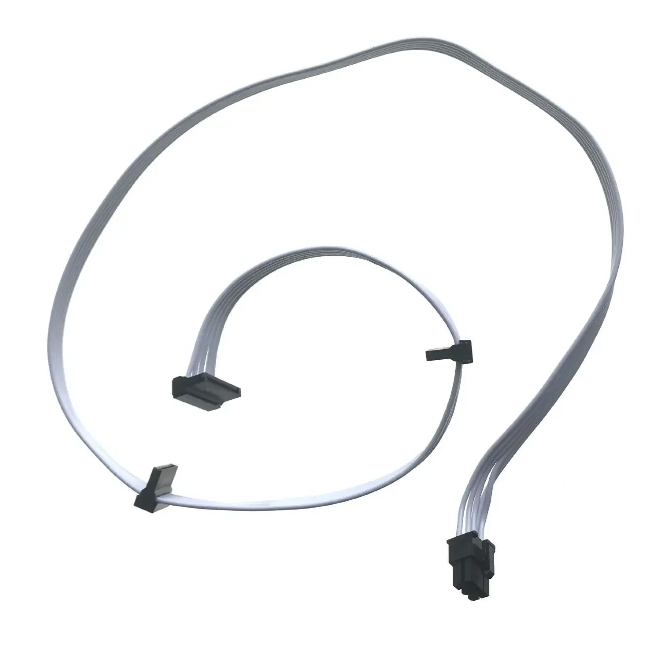 White 6Pin To Mainboard HDD 3-Port 3 SATA Power Module Socket Cord Cable for For CORSAIR ATX PSU RM1000i RM650X RM750X 850X RMX
White 6Pin To Mainboard HDD 3-Port 3 SATA Power Module Socket Cord Cable for For CORSAIR ATX PSU RM1000i RM650X RM750X 850X RMX