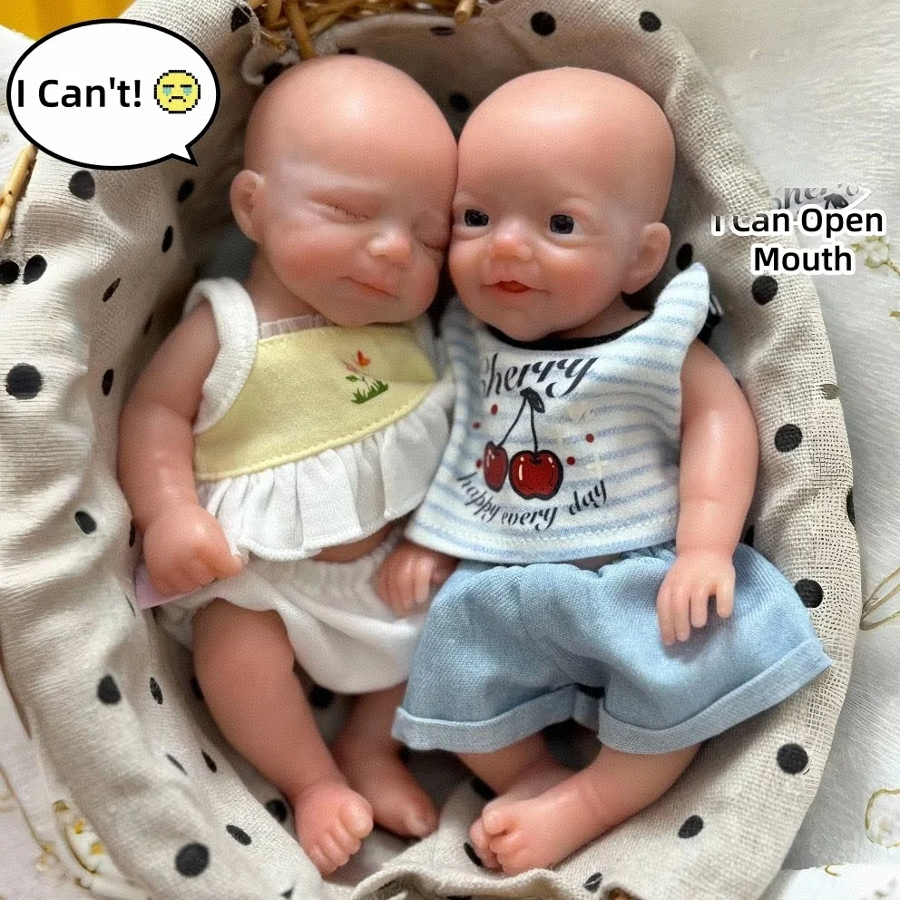 2 стиля/20 см моющаяся полностью твердая силиконовая кукла Bebe Reborn для девочек и мальчиков с 3D-окрашенной кожей, мягкие на ощупь, реалистичные куклы для новорожденных
2 стиля/20 см моющаяся полностью твердая силиконовая кукла Bebe Reborn для девочек и мальчиков с 3D-окрашенной кожей, мягкие на ощупь, реалистичные куклы для новорожденных