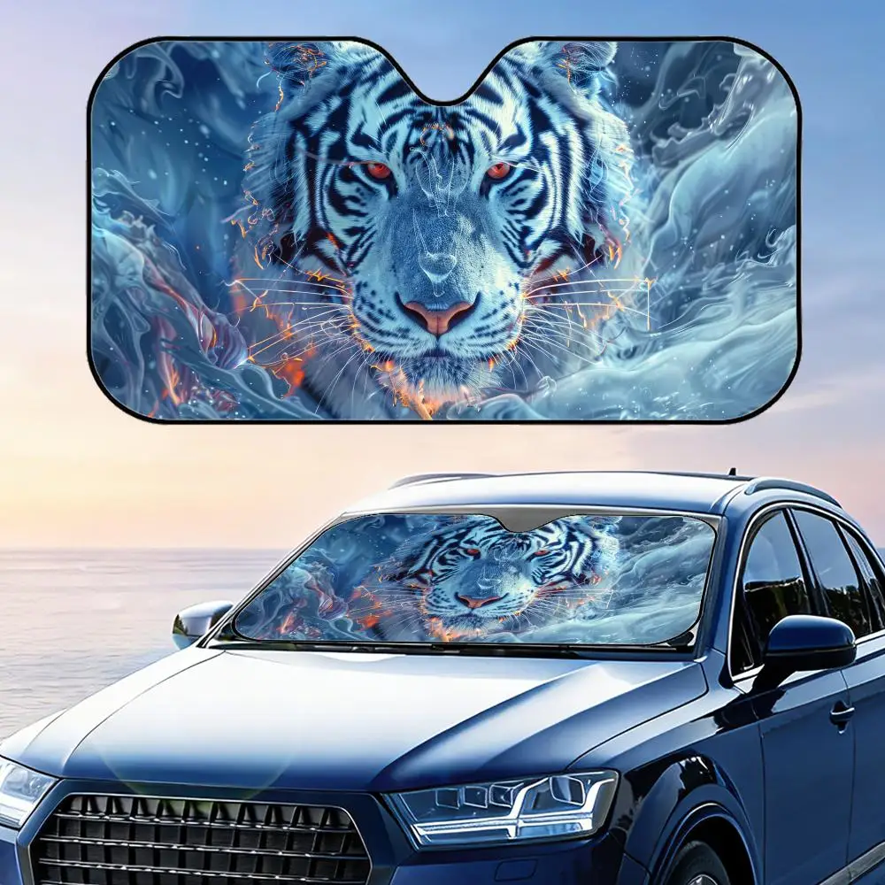 White Tiger Sun Visor Foldable Universal Car Windshield Sun Shade UV Protection Heat Insulation Foldable Cover
White Tiger Sun Visor Foldable Universal Car Windshield Sun Shade UV Protection Heat Insulation Foldable Cover