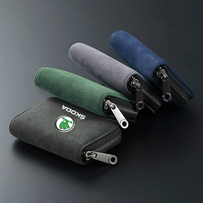 Car Credit Card Holder Wallet Leather Card key Bag Zipper Pocket for Skoda VRS Octavia A7 Fabia Rapid Kodiaq Superb Accessories
Car Credit Card Holder Wallet Leather Card key Bag Zipper Pocket for Skoda VRS Octavia A7 Fabia Rapid Kodiaq Superb Accessories