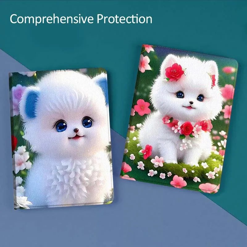 Милый белый щенок, синий чехол для планшета Huawei MediaPad T5 T10s M6 M5Lite SE Honor Tab 5 6 7 V7 V8 X8a X9a Pro, мягкий чехол для планшета
Милый белый щенок, синий чехол для планшета Huawei MediaPad T5 T10s M6 M5Lite SE Honor Tab 5 6 7 V7 V8 X8a X9a Pro, мягкий чехол для планшета