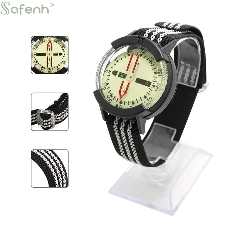 Adjustable Dial Compass Watch Waterproof and Luminous for Outdoor Camping Diving Night
Adjustable Dial Compass Watch Waterproof and Luminous for Outdoor Camping Diving Night